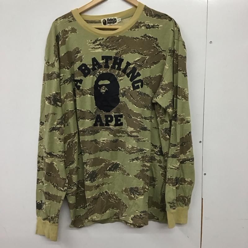 A BATHING APE アベイシングエイプ カットソー 長袖 長袖カットソー プリントカットソー クルーネック
