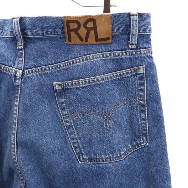 RRL 90s USA製 ボタンフライ ストレート デニムパンツ w38 ダブル