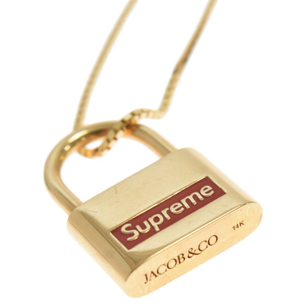 SUPREME (シュプリーム) 20AW×Jacob&Co 14K Gold Lock Pendant