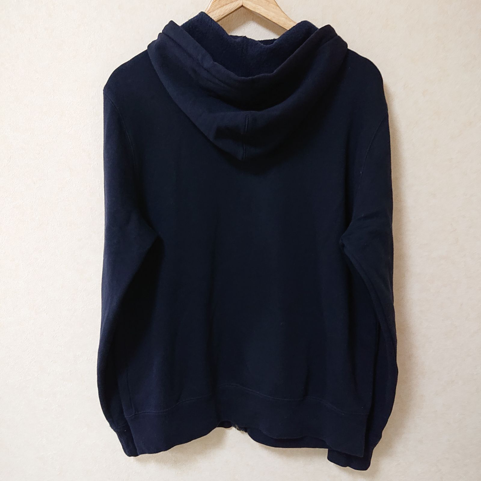 定番】GAP ジップアップパーカー ブラック ゆるダボ BIGサイズ-