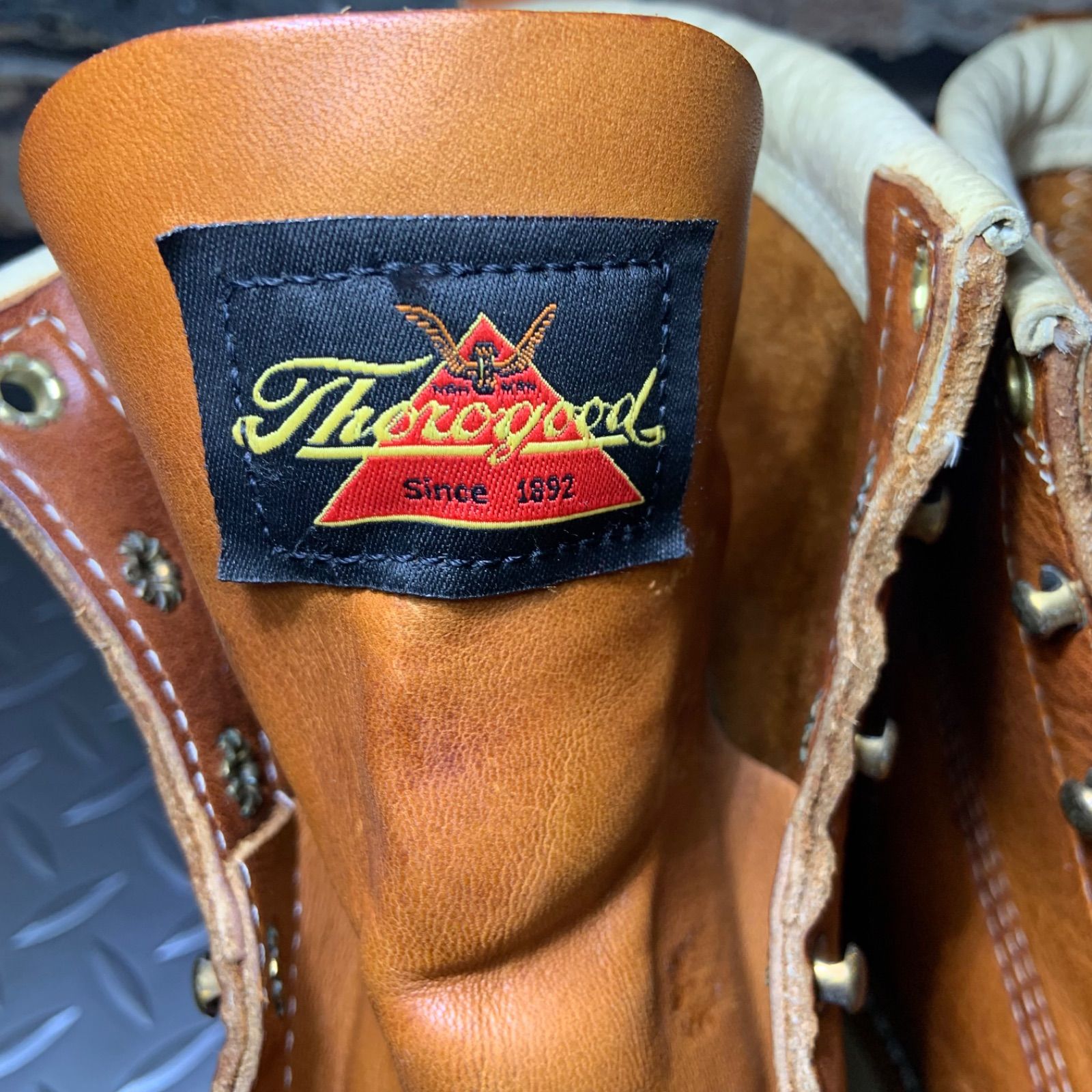 ☆Thorogood 814-4200 モックトゥワークブーツ US8EE JP26