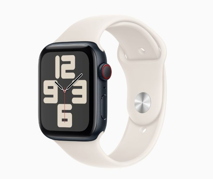 「新品」Apple Watch SE(第2世代) 44mm ミッドナイトアルミニウムケース GPS+Cellularモデル MA9P4J/A-MXM63FE/A