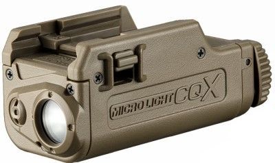 マイクロライトCQX フラット・ダークアース 最大光量200ルーメン