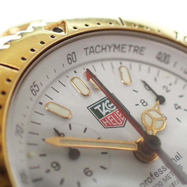 TAG HEUER セル クロノグラフ CG1120-0 プロフェッショナル S/el クォーツ コンビ タグホイヤー ◇送料込◇質屋-9937 -  メルカリ