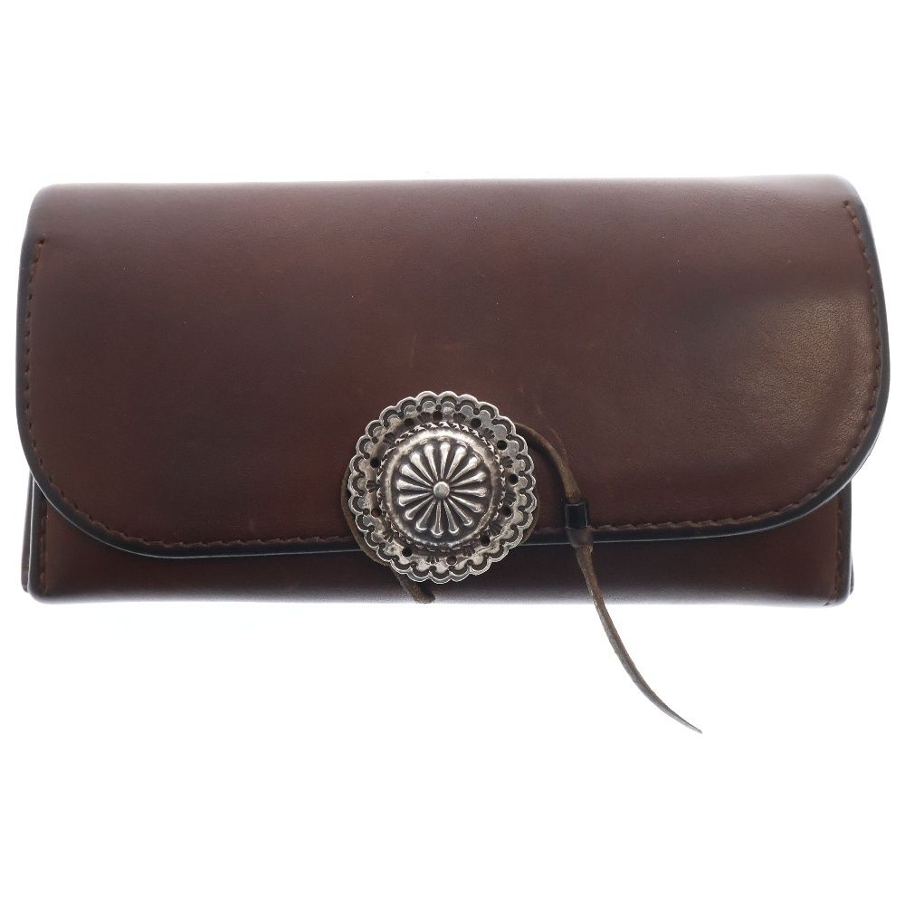 ゴローズ二つ折り財布サドルgoro's svコンチョ付き