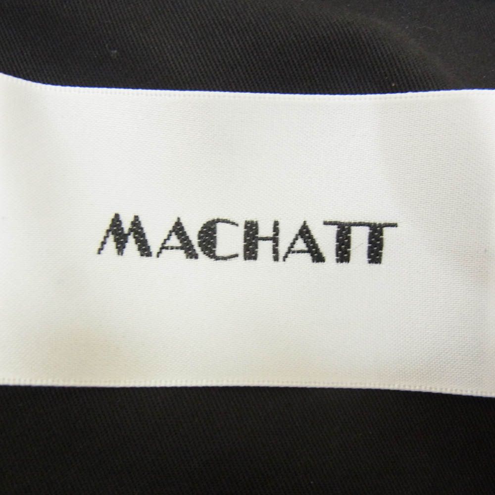 新品未使用タグ付き　MACHATT ボリュームスリーブ　ブルゾン　ブラック MACHATT ブラック ブルゾン MACHATT ブラック ボリューム スリーブ