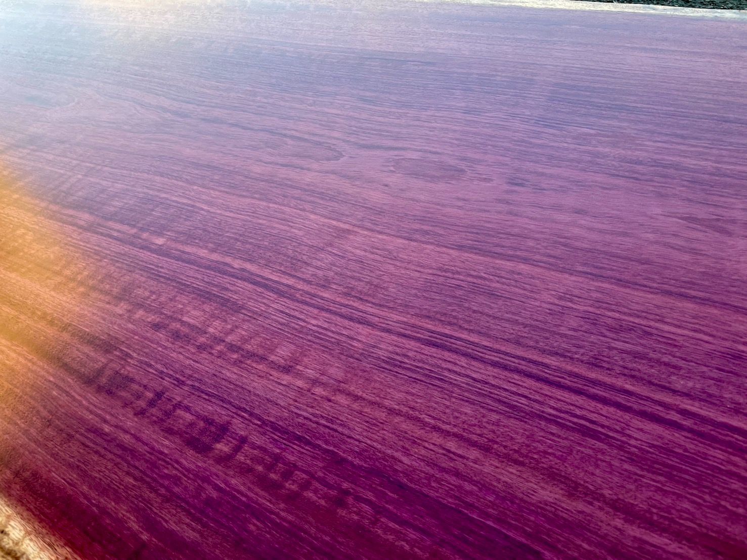 パープルハート1 一枚板無垢 乾燥材 1970x850x60mm カウンター