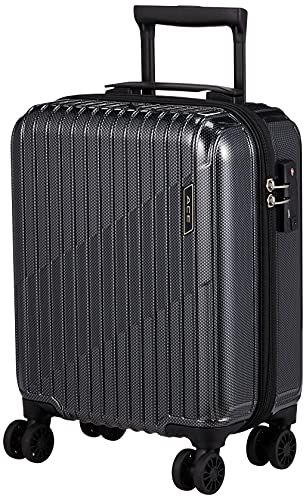 エース スーツケース クレスタ 機内持込可 20L 2.3kg 2~3泊 コインロッカーサイズ 06314 47 cm ブラックカーボン Free Size