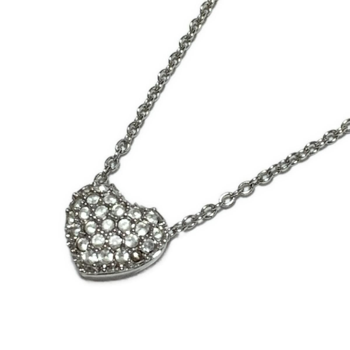 極美品　SWAROVSKI　スワロフスキー　ネックレス　ハート　シルバー 極美品】スワロフスキー SWAROVSKI ハートネックレス シルバー