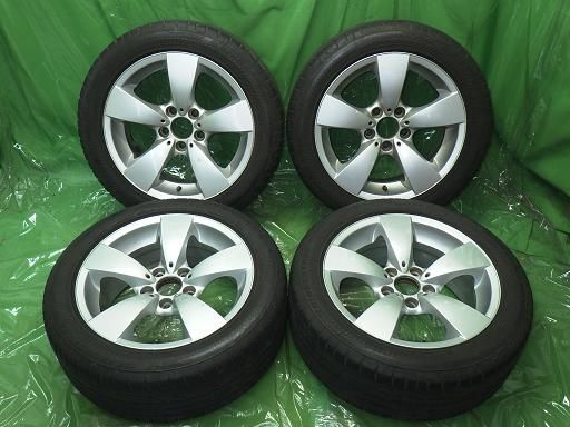 【中古】6762001 BMW E60純正 17インチ ブリヂストンポテンザS001