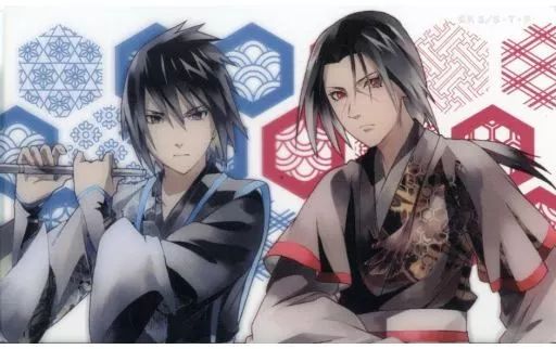 中古】キャラカード うちはサスケ＆うちはイタチ 「NARUTO-ナルト