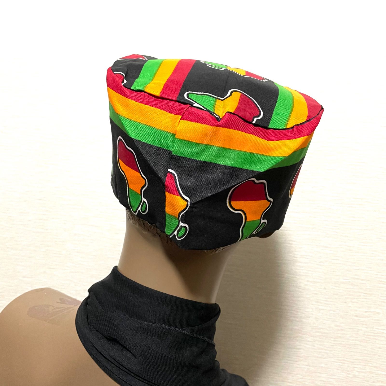アフリカンプリント ハット 帽子 kufi hat - メルカリ
