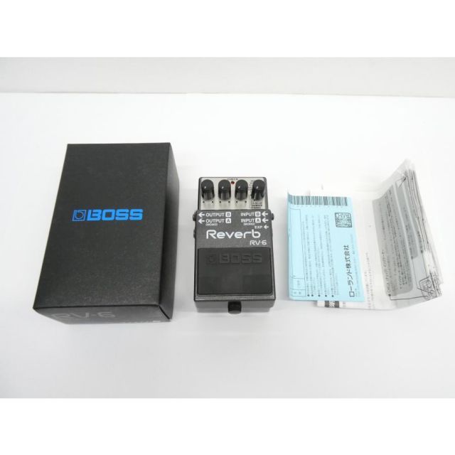 楽器・機材 BOSS RV-6 Reverb コンパクトリバーブ 箱付 エフェクター