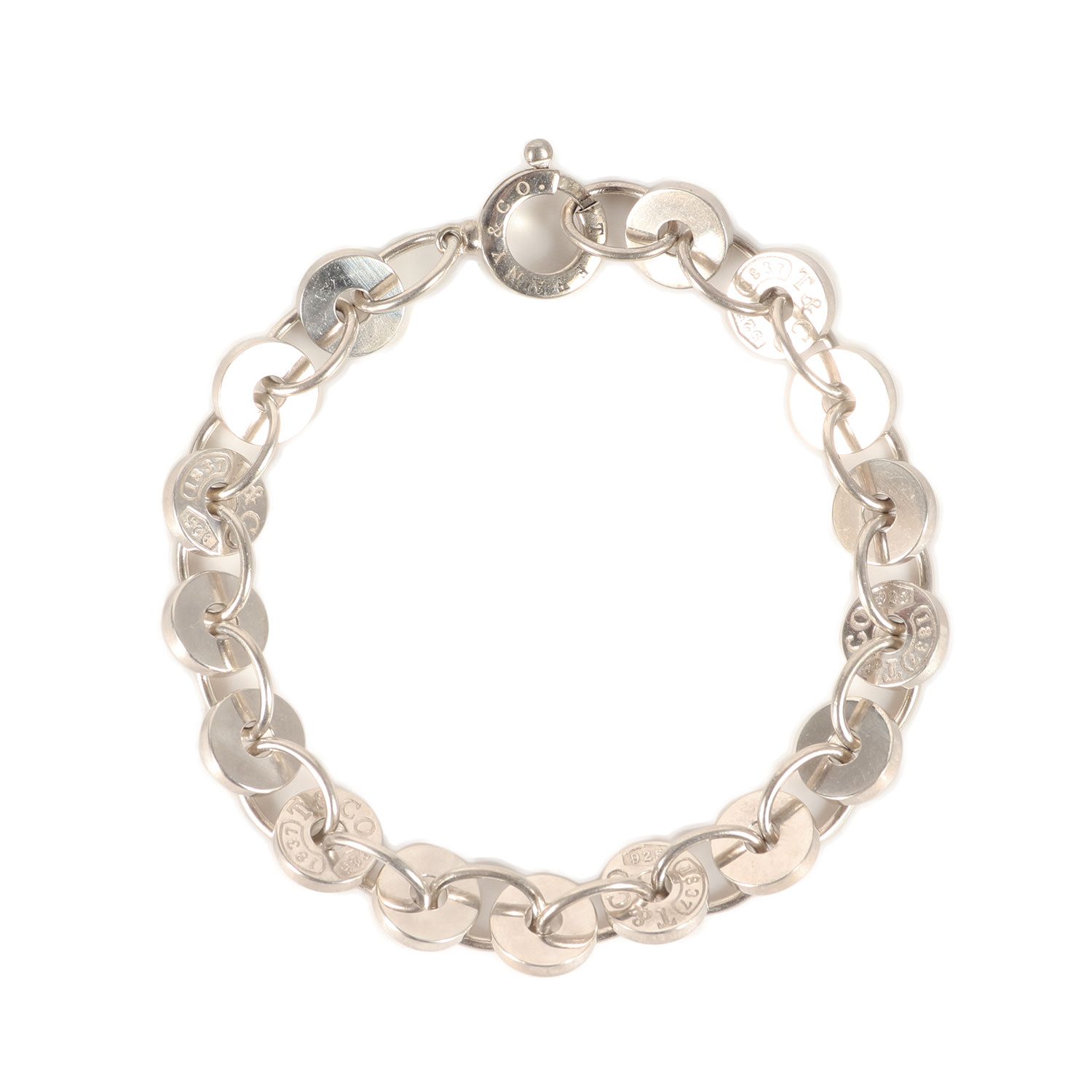美品 TIFFANY&Co. ティファニー 1837 サークル リンク