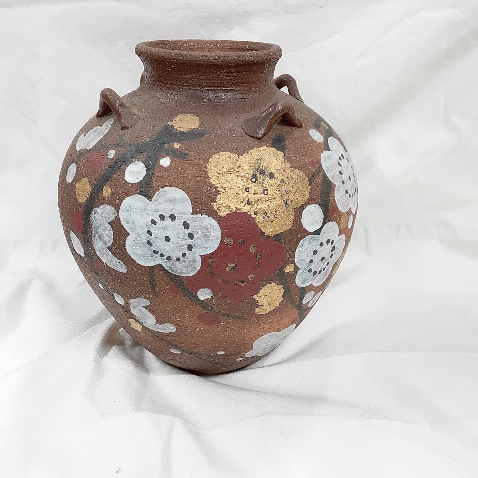高い品質 梅柄 信楽焼 花瓶 壺 メルカリ - 梅 c605 工芸品