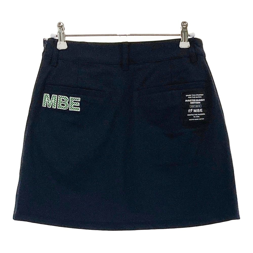 サイズ 0 MASTER BUNNY EDITION マスターバニーエディション モデル バックロゴ ストレッチスカート ネイビー系 240101423223 ゴルフウェア レディース ストスト