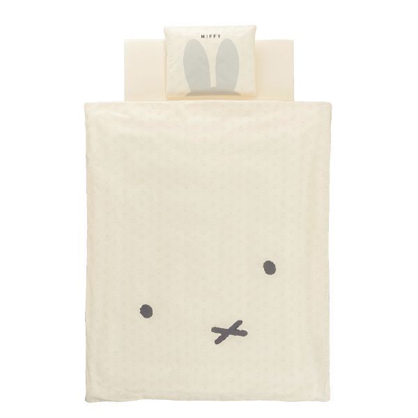 ミッフィー miffy ベビー組布団6点セット 寝具 ベージュ  日本製西川