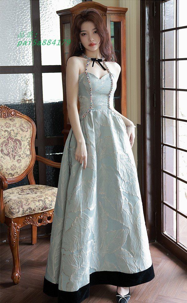 ドレス 大人 ピアノ 発表会 パーテイードレス ブラックドレス 母親 小さいサイズ 大きいサイズ 結婚式 演奏会 演奏会用ドレス pai5a884179