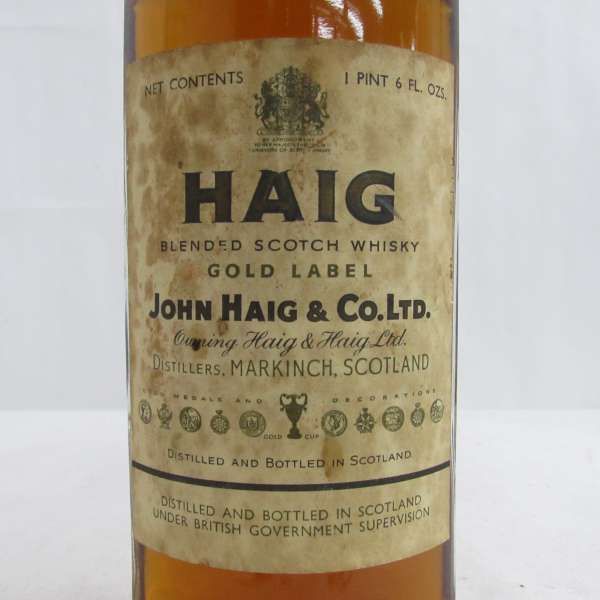 John Haig（ジョン ヘイグ）ヘイグ ゴールドラベル 旧 700ml ※度数記載