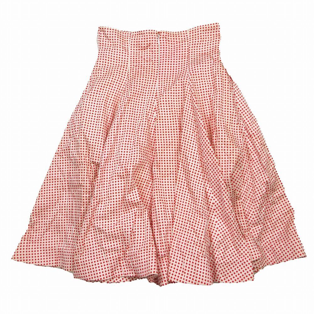 2点セット【Dior】チュールレース　ロングスカート　レッド×ネイビー 2点セット【Dior】チュールレース ロングスカート レッド×ネイビー