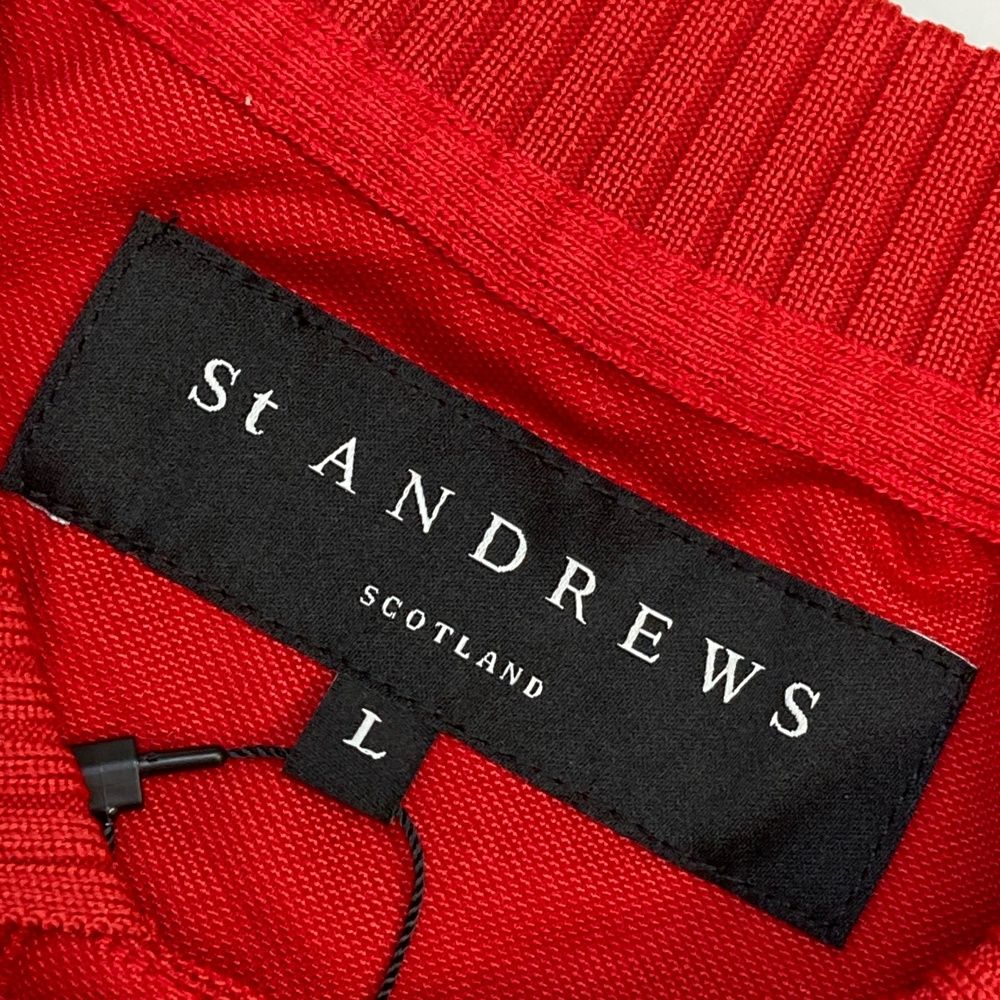 サイズ：L ST ANDREWS セントアンドリュース 半袖ポロシャツ