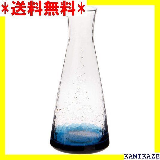 ☆ 東洋佐々木ガラス 徳利 ブルー 300ml 江戸硝子 63701 3003 - ララ