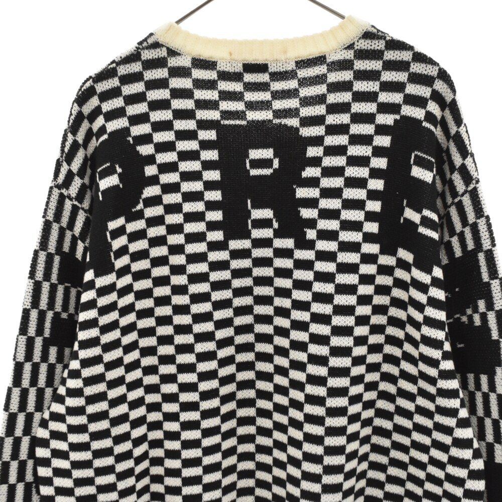 SUPREME (シュプリーム) 20SS Back Logo Sweater Checkerboard バック