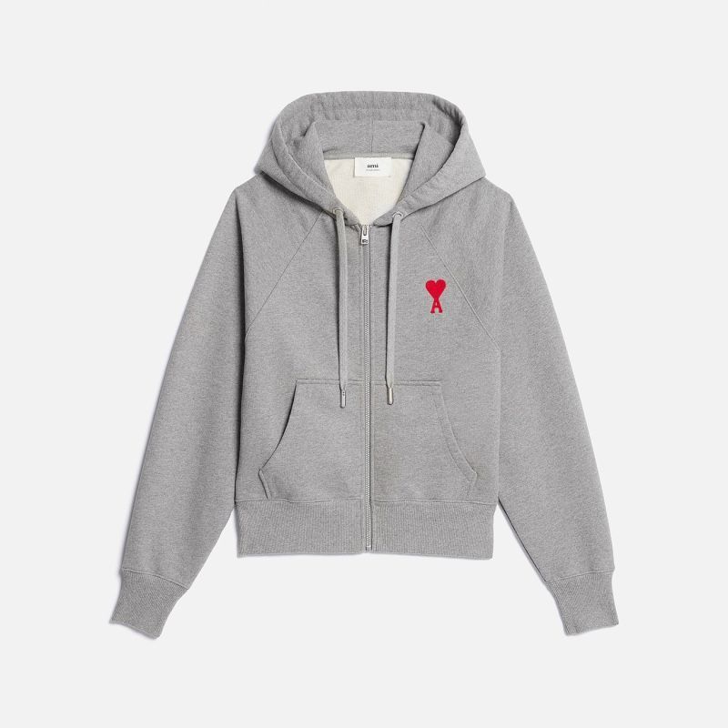 AMI Paris ジップパーカー メンズ レディース ユニセックス 正規品 
