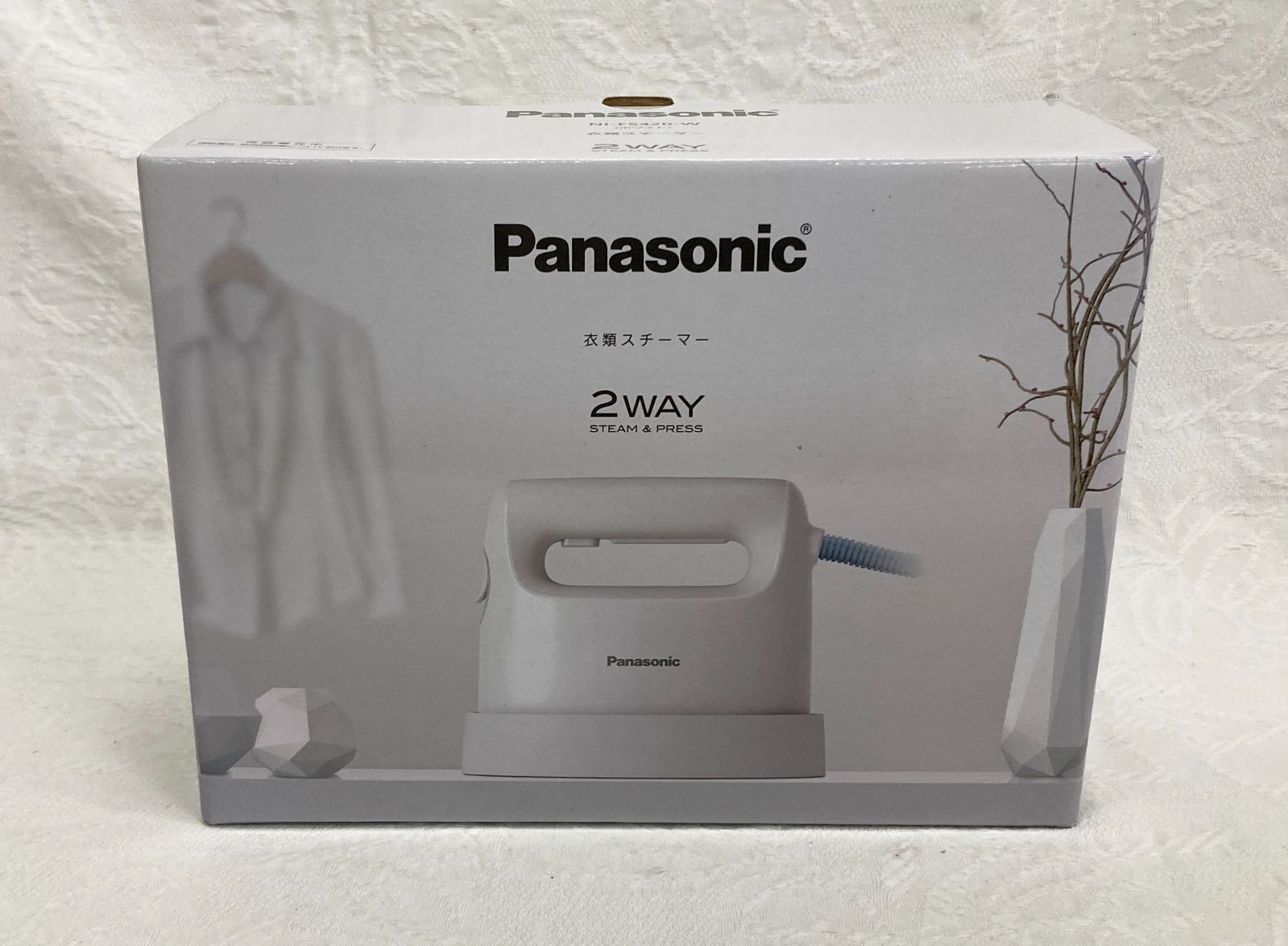 Panasonic NI-FS420-W WHITE 衣類スチーマー ホワイト 衣類スチーマー 軽量 コンパクト NI-FS40A パナソニック | 【中古】Panasonic 衣類スチーマー NI-FS420-W ホワイト