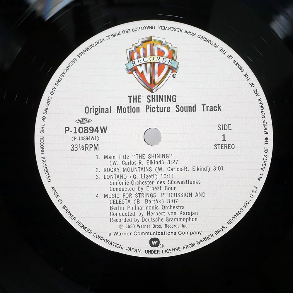 帯 盤 VA シャイニング WARNER BROS P 10894 W LP