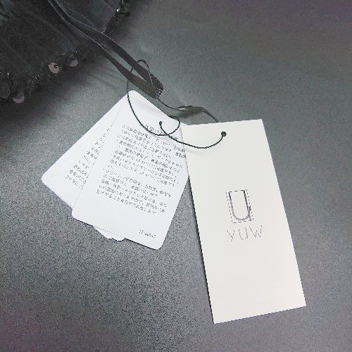 ◇ Θ◎○未使用○ yuw ユウ スパンコール ウエストゴム ミニ