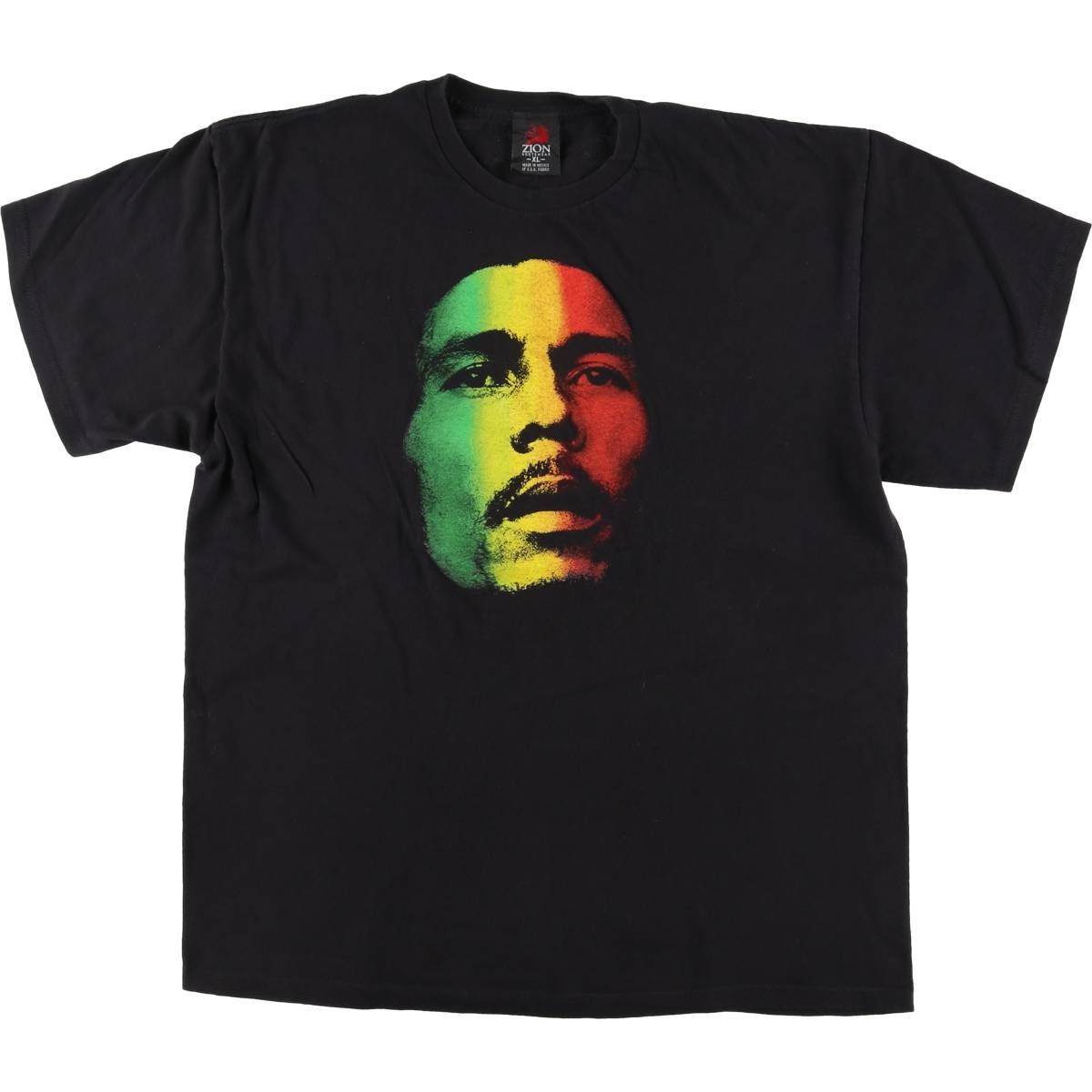 古着 ZION BOB MARLEY ボブマーリー バンドTシャツ バンT メンズ