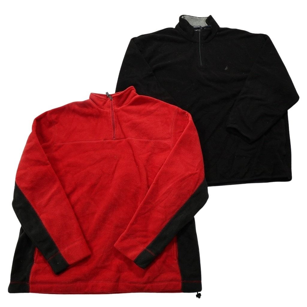 古着卸 ブランドMIX フリース 6枚セット メンズ 2XL ノーティカ GAP ネイビー アーチロゴ 古着 NC2649