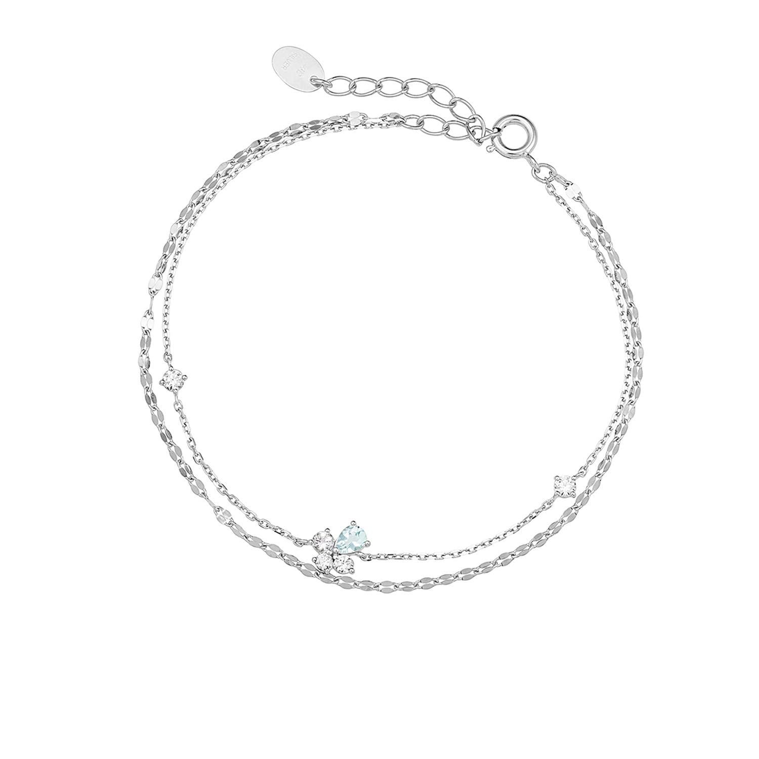 新着商品 112214131906 ブレスレット シルバー レディース アクア