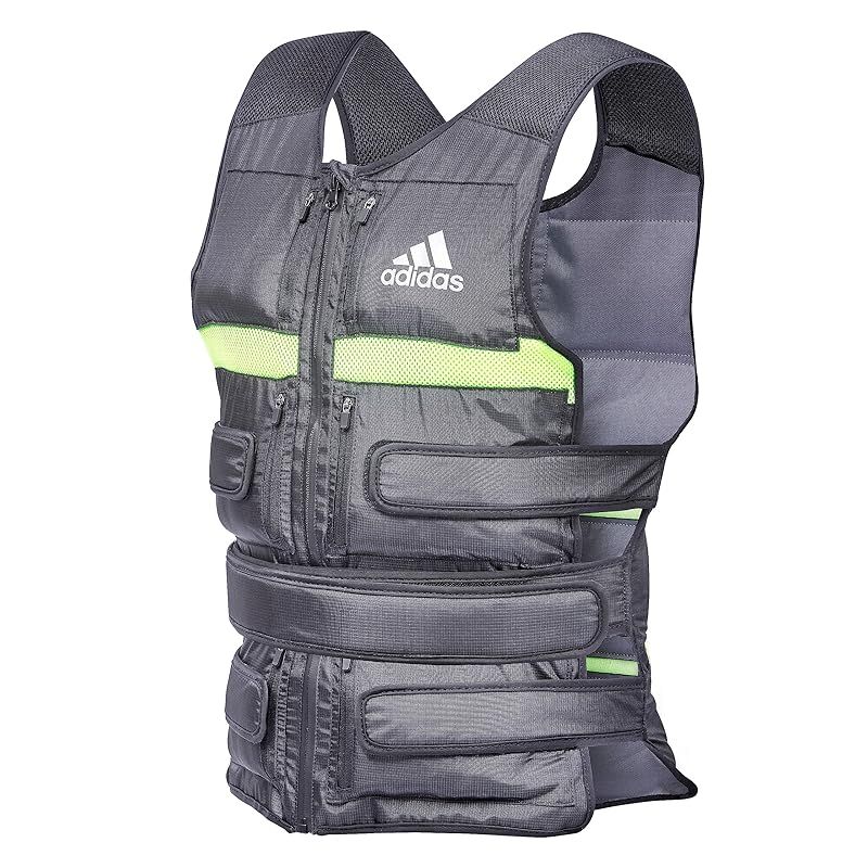 adidas アディダス 鉄製 パフォーマンスアジャスタブルウエイトベスト 10kg 重量調節 ADWT-12637 黒 1