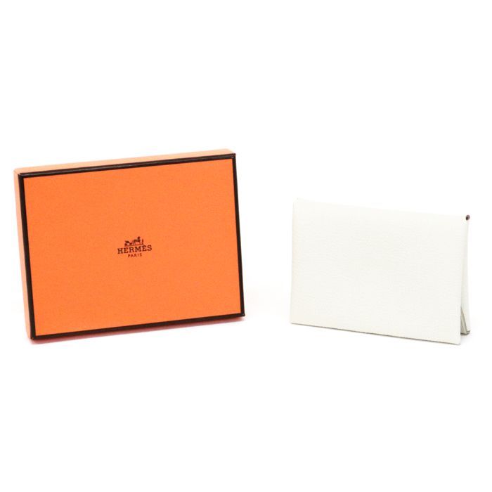 エルメス HERMES カルヴィ デュオ エプソン (レザー) SV金具 U刻印