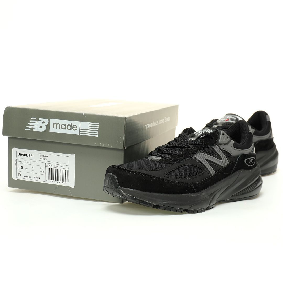 ♥ New Balance 990V6 Made in USA U990BB6 D幅 メンズ レディース 男女兼用 き