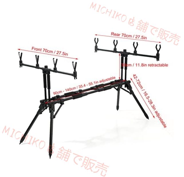 な釣り竿スタンド