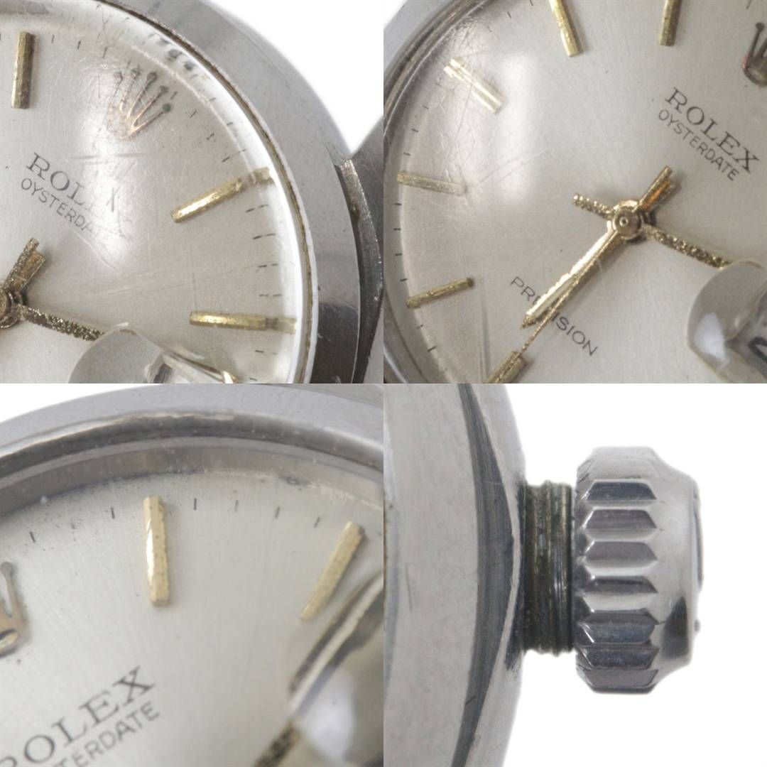 ROLEX 【不動・ジャンク】 ROLEX ロレックス オイスターデイト プレシジョン 手巻き メンズ 腕時計 1964年ヴィンテージ 6694 1081323