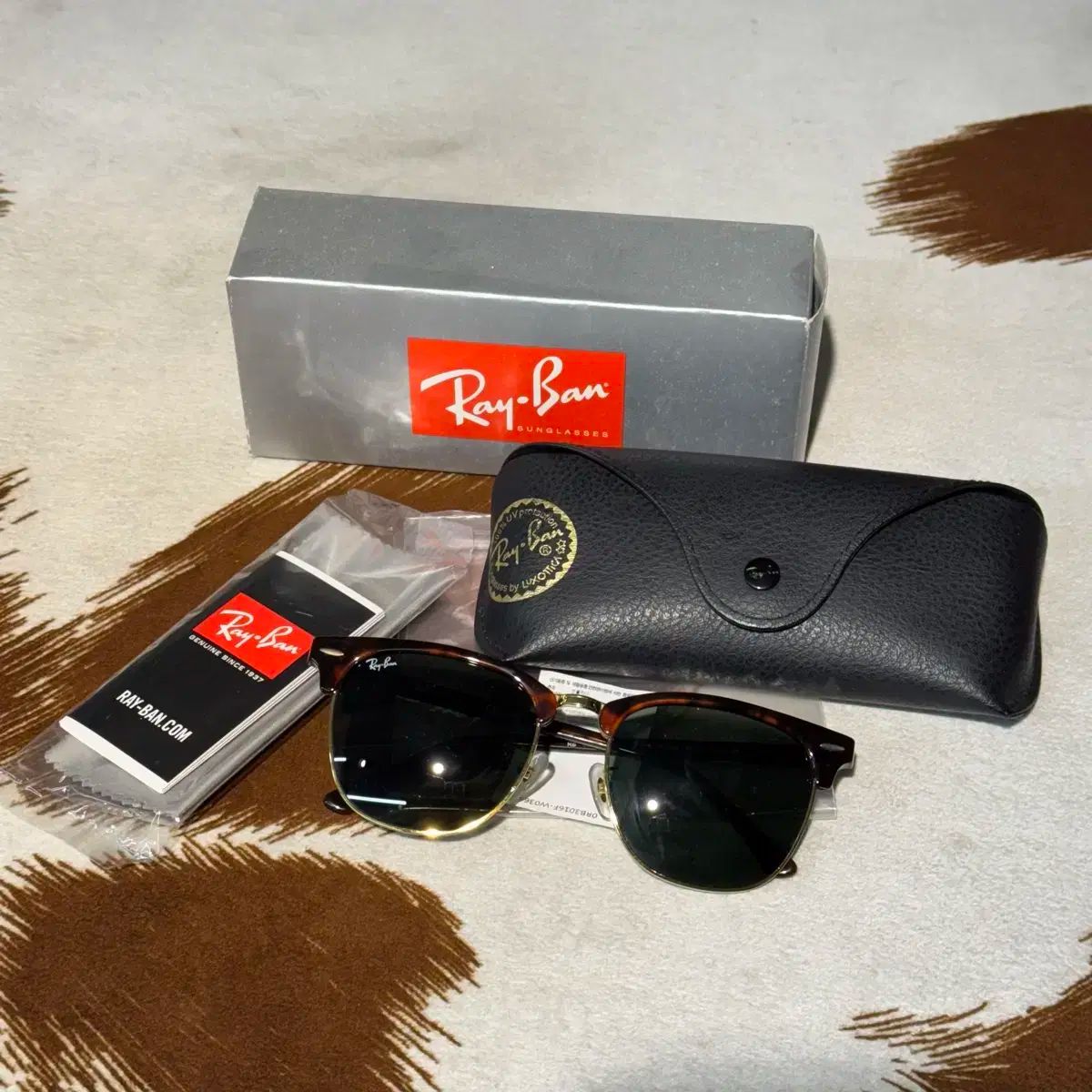 Ray-Ban レイバン クラブマスター サングラス 55mm rb3016f