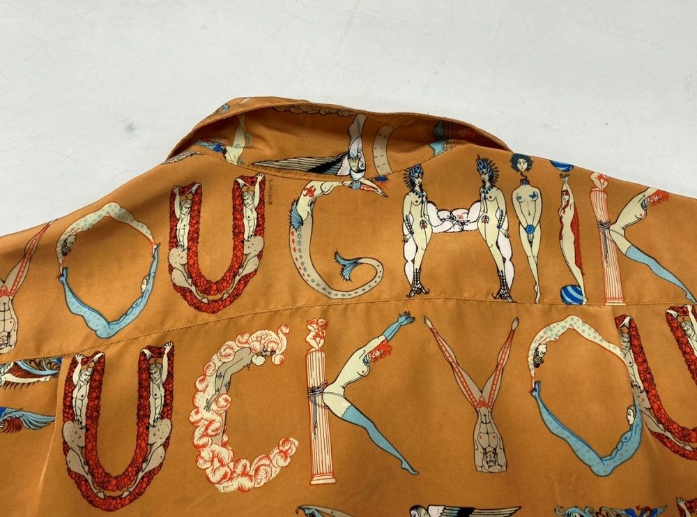 Supreme アルファベット シャツ M supreme Alphabet Silk Shirt アルファベットシャツ