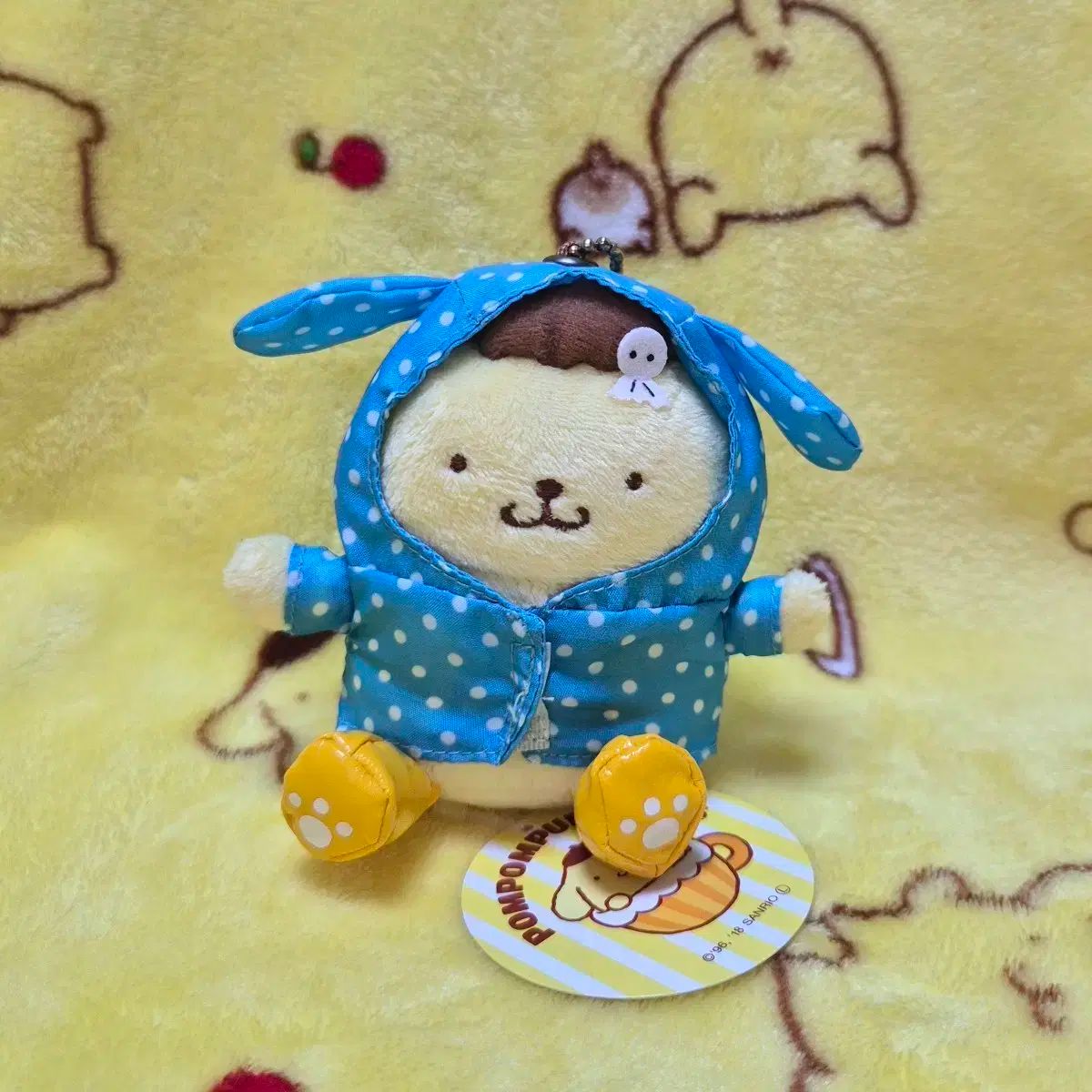 ポムポムプリンカフェ レインコート マスコット