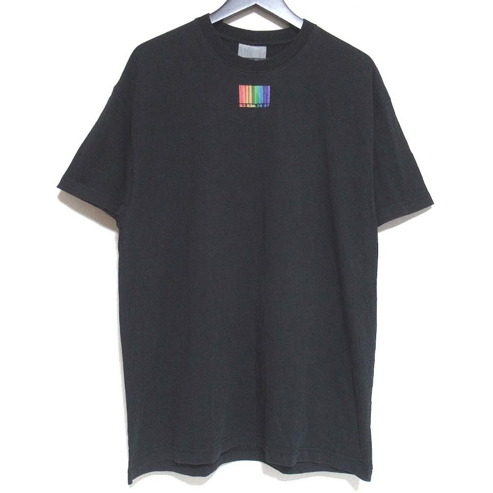 美品 22SS VTMNTS VETEMENTS ヴェトモン RAINBOW BARCODE レインボー 