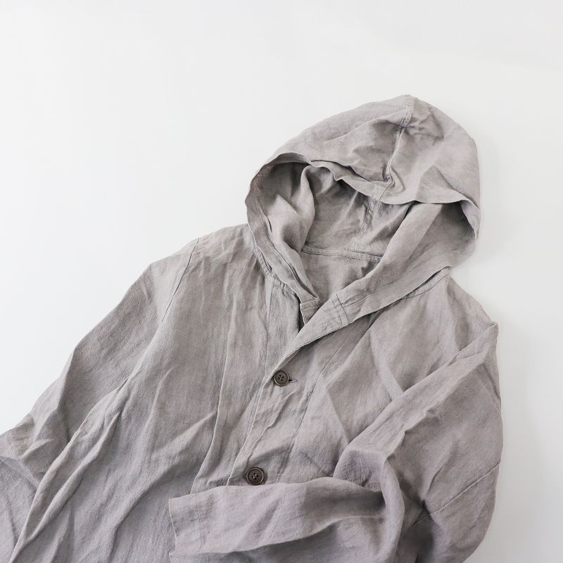 美品 2021SS ネストローブ nest Robe ラミーリネンフーデッド