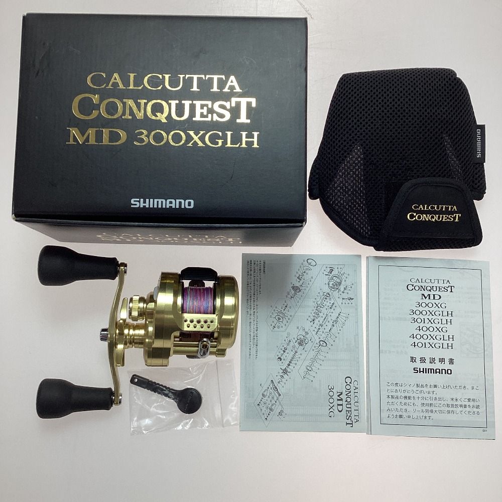 SHIMANO シマノ 23カルカッタコンクエストMD 300XGLH 右ハンドル  