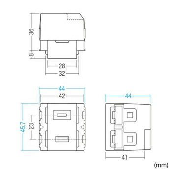 TYPEC搭載 TAP-KJUSB1C1W