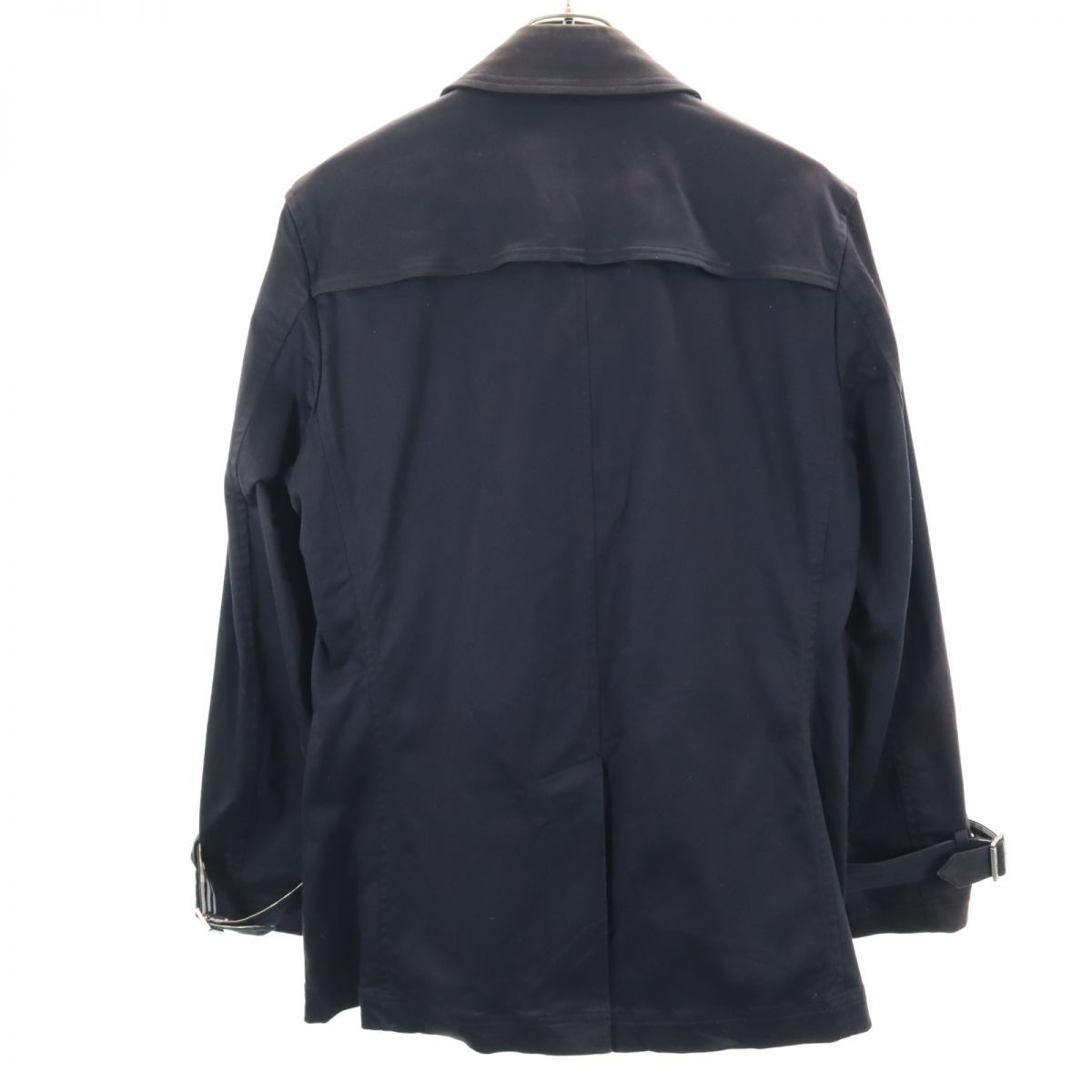 バーバリーブラックレーベル 三陽商会 ピーコート M 黒 BURBERRY BLACK