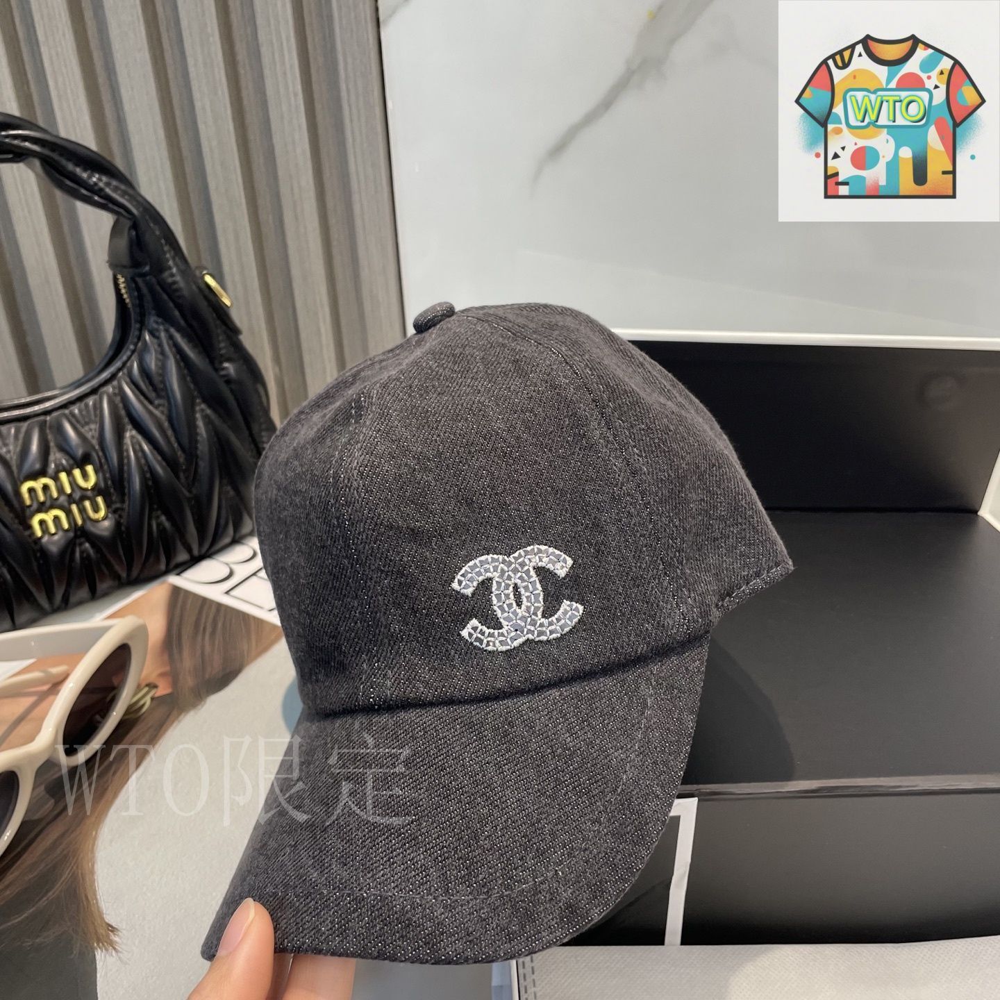 今日特価】Chanel ウォッシュドデニムベースキャップ-1-4 - メルカリ