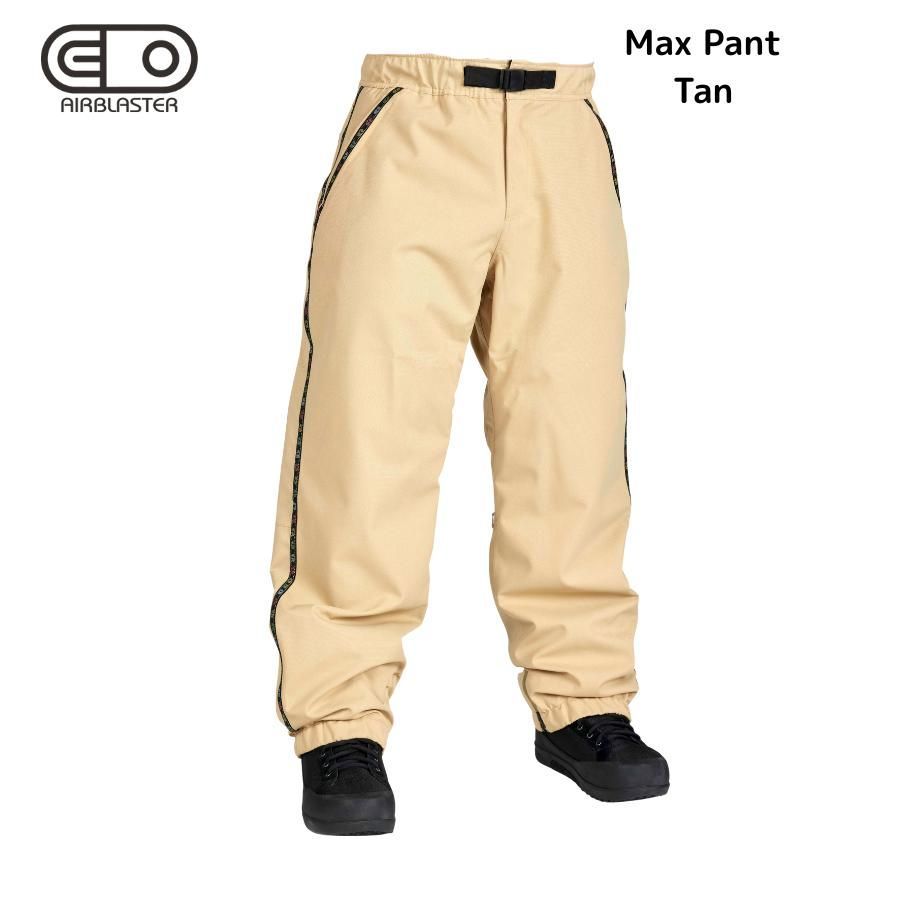 AIRBLASTER エアブラスター 25 26 Max Pant Tan マックスパンツ タン スノーボードパンツ マックスワービントン