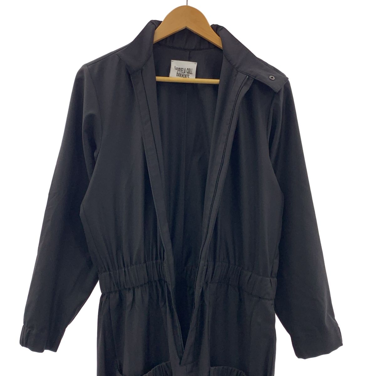 【新品】  GABRIELA COLL GARMENTS / ガブリエラコールガーメンツ | NO.284 LORO PIANA FINE WOOL OVERALL ロロピアーナ ウール オーバーオール ジャンプスーツ | 0 | ブラック | メンズ 新品】 GABRIELA COLL GARMENTS / ガブリエラコールガーメンツ | NO